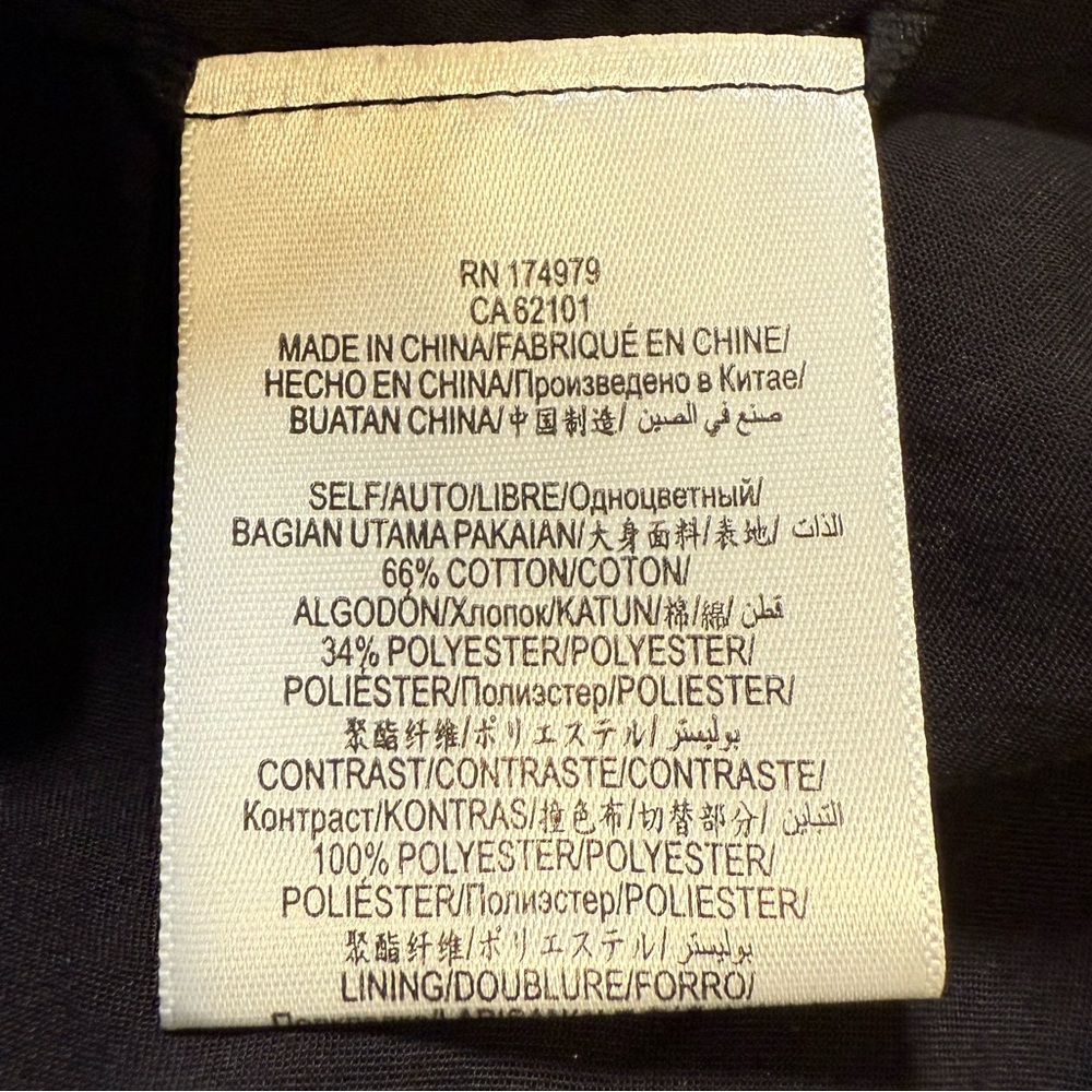 BCBGMaxAzria Sheer Yoke Polka Dot Midi Dress Dark Academia Long Sleeve 0 - Picture 12 of 12